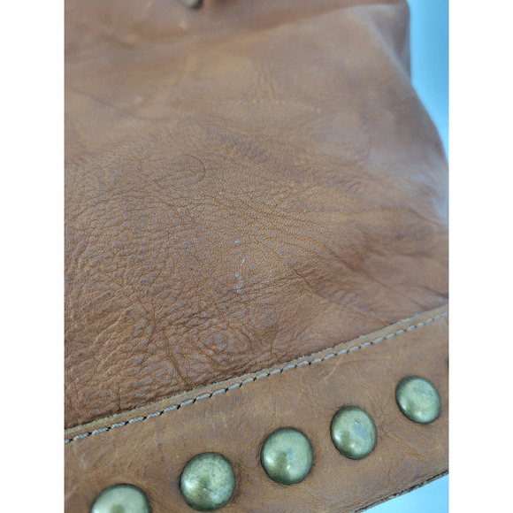 Madi Pelleteria Genuine Leather Brown Hobo Shoulder Handbag Straps - Picture 13 of 16